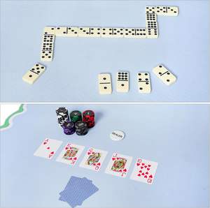 <span class=keywords><strong>Tapis</strong></span> de Mahjong carré uni rose (31,5" x 31,5") avec sac de transport noir, antidérapant et insonorisant, pour la table de Mahjong - Product Image 5