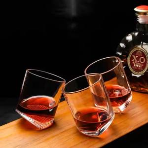 SNW Vente en gros Verre à whisky personnalisé avec logo, Tasse à eau domestique, Verre à whisky à fond incliné - Product Image 2