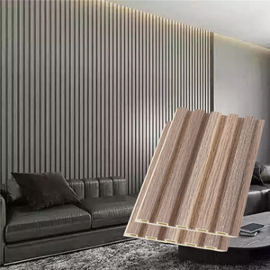 Proveedor de confianza Interiral Ignífugo WPC Panel de pared de revestimiento de tablones Interior de WPC para hoteles Restaurantes - Product Image 5