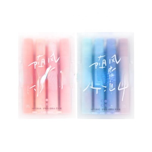 Fresh Mist Super Soft Head Eye Protection <strong>Highlighter</strong> Creative Student <strong>Highlighter</strong> 4 Color Set - Product Image 2
