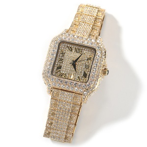 Reloj Unisex de Alta Calidad con Estilo Brillante, Reloj de Lujo para Hombre con Moissanita, Números Romanos, Resistente al Agua - Product Image 6