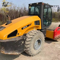 Compacteur vibrant à tambour unique Sany SSR260 d'occasion, 26 tonnes, marque chinoise, compacteur moyen, bien entretenu, livraison rapide