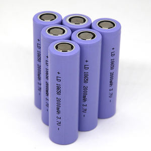 <span class=keywords><strong>Prix</strong></span> moins cher 3.7V 2000mAh 5C violet Rechargeable 18650 cellule de batterie au lithium-ion cylindrique pour lampe de poche - Product Image 2