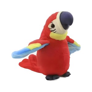 Loro Macaw Parlante: Repite <span class=keywords><strong>lo</strong></span> que Dices, Juguete de Peluche Electrónico con Grabación, Pájaro Animado que Habla, Juguete de Peluche para Mascotas - Product Image 2