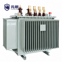 Transformateur de puissance triphasé immergé dans l'huile, bobinage en cuivre, OEM ONAN, IEC60076, 6 kV, 10 kV, 11 kV, 15 kV, 50 kVA, 100 kVA, 125 kVA, 200 kVA, 250 kVA