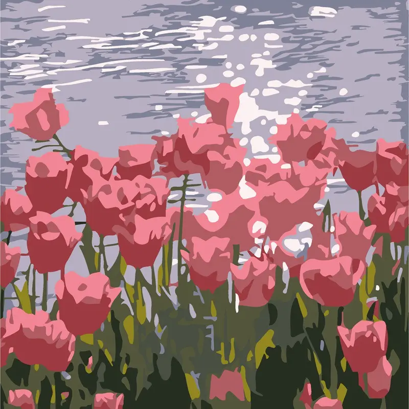 Картина по номерам, 20x20 см