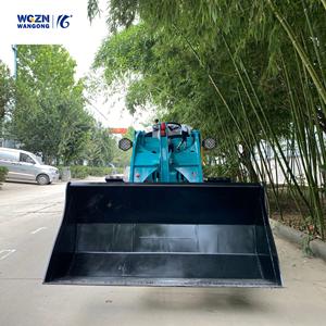 Wgzn 4 व्हील मिनी इलेक्ट्रिक टेलीस्कोपिक लोडर 850 किलोग्राम स्पष्ट फ्रंट एंड सिस्टम मोटर इंजन - Product Image 3
