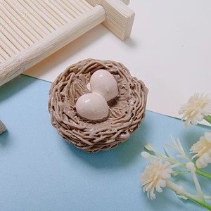100 Piezas de Mini Nidos de Pájaro de Resina para Manualidades, Decoración, Modelo Hecho a Mano, Miniaturas de Jardín de Hadas, Casa de Muñecas DIY - Product Image 1