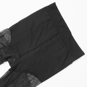 Collants noirs <span class=keywords><strong>grande</strong></span> <span class=keywords><strong>taille</strong></span> avec couture arrière, légère compression, <span class=keywords><strong>taille</strong></span> haute, opaques, effet lingerie - Product Image 5