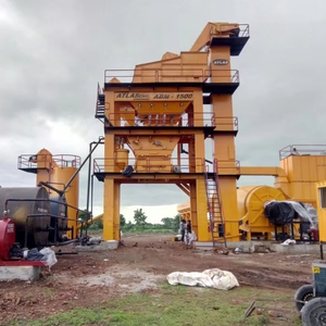 Atlas Asphalt Batch Mix Plant ABM 1500 Maquinaria de construcción de carreteras de alto rendimiento - Product Image 1