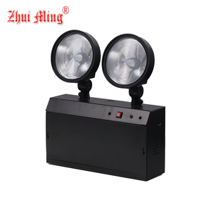 220V Usine Pas Cher <span class=keywords><strong>Prix</strong></span> Deux-en-Un <span class=keywords><strong>Double</strong></span> Tête Rechargeable LED D'urgence CB CE Maintenu Lumière De Sortie Avec Batterie De Secours Lampe - Product Image 1