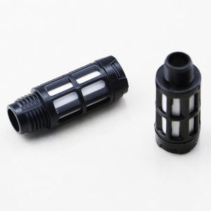 Negro azul PSU G1/8 G1/4 G3/8 G1/2 silenciador de escape de aire neumático de plástico filtro silencio de ruido para compresor de aire - Product Image 4