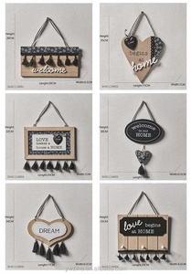 Porte-clés mural en <span class=keywords><strong>bois</strong></span> pour décoration de la maison, en forme de rectangle - Product Image 4