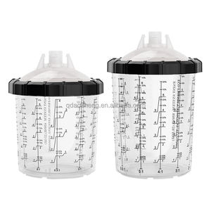 Système <span class=keywords><strong>de</strong></span> gobelet <span class=keywords><strong>de</strong></span> préparation <span class=keywords><strong>de</strong></span> peinture pour pistolet à peinture, idéal pour <span class=keywords><strong>la</strong></span> réparation et <span class=keywords><strong>la</strong></span> finition - Product Image 1