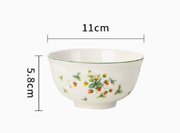 Bol blanc de 4,5 pouces