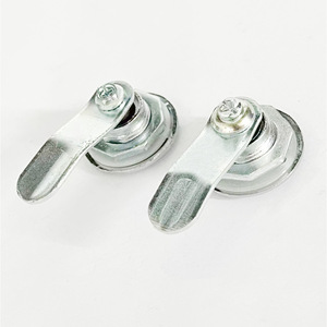 Serrure à loquet rotatif en fer MS401, épaisseur de porte 21-24 mm, style industriel durable, serrure pour meubles - Product Image 3
