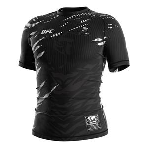 Ensemble de compression MMA hardcore avec rashguard et short d'entraînement légers et à séchage rapide, dotés d'un bandeau antidérapant en silicone - Product Image 2