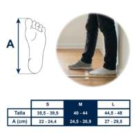 Bota ortopédica ancha ajustable, ambidiestra, con suela antideslizante, 43.5cm de altura, cámaras de aire independientes, extra confort KMINA