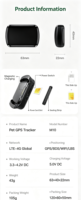 Traceur GPS 4G mondial pour animaux de compagnie, collier anti-perte longue autonomie pour chiens et chats, dispositif de suivi en temps réel des animaux