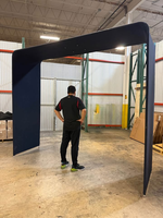 Machine de photomaton 360 degrés avec compatibilité iPad et appareil photo, construction métallique, impression instantanée pour événements festifs