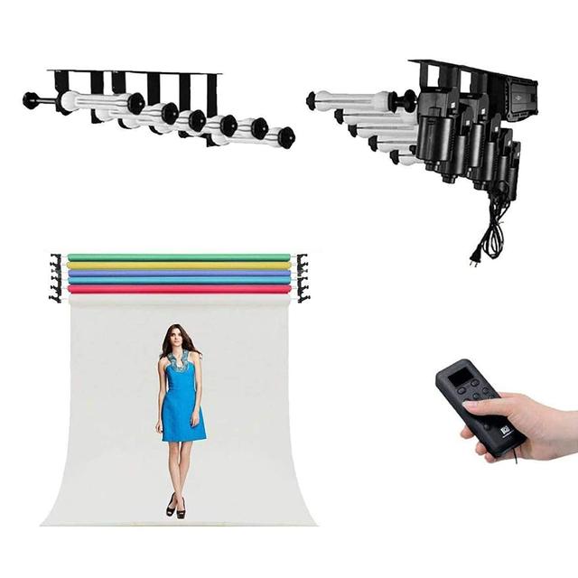KAZHI Wholesale Motorized Background 6 Axis Support System Remote Control Studio Photography Metal Backdrop Shaft