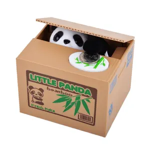 UCHOME Très Vente!!! Tirelire automatique motif Panda chat, 1 pièce, tirelire, économie d'argent