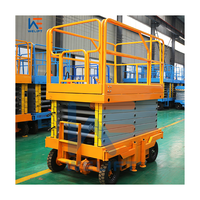 Certificats CE 3 Mètres 4 Mètres 6 Mètres 300Kg Aéroport Portable Mini Man Lift Plate-Forme Verticale Élévatrice Intérieur Mobile Scissor Lift