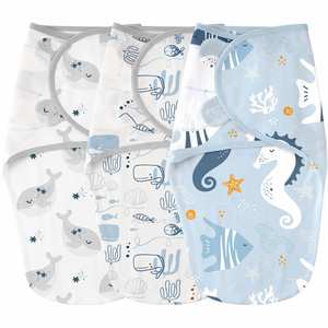 Infant Adjustable <b>Newborn</b> <b>Swaddles</b> <b>Blanket</b> Baby Girl Boy 0-3 Months Swaddling Wrap <b>Blanket</b> Sleep Sack - Product Image 5