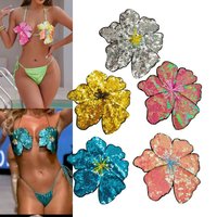 Applique décorative en sequins scintillants de qualité supérieure pour vêtements, accessoires de mode, artisanat DIY