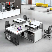 Ekintop – meuble de bureau en bois Mdf, cloison personnalisée, style moderne