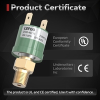 Pressostat intelligent SPDT IP67 pour CVC LF08, plage de pression 0,2~45 bar, protection pour ventilateur d'eau, compresseur, climatisation, 250V