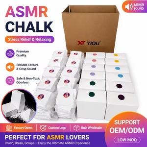 YIOU ASMR – Lots de craies mélangées, blocs de craie non polie, cylindres, morceaux géants, craies douces et craquantes en <span class=keywords><strong>carbonate</strong></span> de <span class=keywords><strong>magnésium</strong></span> - Product Image 1