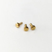 Vis et boulons en laiton et cuivre de haute qualité de Chine, petites vis métalliques électriques M2 CMC, pour tournage, fraisage et usinage, à filetage complet