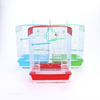 Bonne qualité transporteurs pour animaux de compagnie élevage perroquet perruche métal Commercial diviseur fer Cage pour amour oiseau