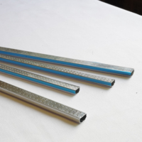 Barre d'espacement en aluminium 13A (12,5 mm) argentée avec ruban butyle, double vitrage en aluminium trempé, bandes d'espacement pour fenêtres et portes