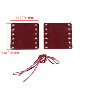 En stock : Poignées de guidon rétro en cuir PU pour vélos électriques, pièces de modification de moto, poignées universelles pour VTT. - Product Image 5