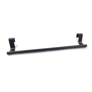 Stainless Steel Single Bar <b>Towel</b> <b>Rack</b> <b>Over</b> The <b>Door</b> Self Adhesive For Kitchen Bathroom Cabinet <b>Door</b> Use - Product Image 3
