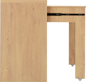 Scrivania con 2 Cassetti Scorrevoli Effetto Quercia di Alta Qualità, Nuova Collezione, con Piano Rimovibile per Casa, Ordine all'Ingrosso - Product Image 4