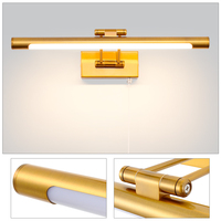 Applique murale LED moderne 8W réglable vers le bas intérieur laiton peinture photo lumière pour chambre salon hôtel ou salle de bain 400MM