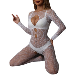 Fabriek Groothandel Body Sokken Lichtgevende Sexy Body Kous Uitgehold Visnet Kous Skinny Panty Panty - Product Image 1