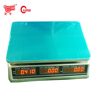 Balanza digital de acero inoxidable para calcular precios ACS, balanza de frutas - Product Image 4