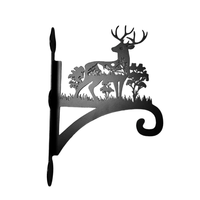 Étagère murale personnalisée pour panier de fleurs, fabrication en tôle, support métallique pour plantes, pour balcon et décoration intérieure