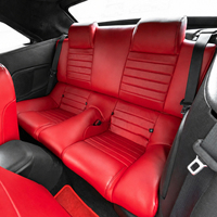 Sarung Jok Mobil Custom Fit untuk Mustang Coupe 2004-2009 Generasi ke-5 S197 (Bukan Facelift, BUKAN Convertible) Set Lengkap