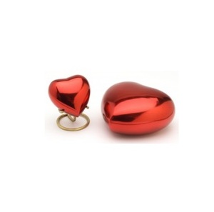 Best Selling High Quality Metallic Heart Shaped <b>Small</b> Keepsakes Cremation <b>Urns</b> <b>For</b> <b>Human</b> <b>Ashes</b>/Funeral Supplies - Product Image 1