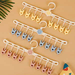 Cloud Shape Baby Hanger With Multiple Clips For Clothes Socks Underwear Drying Rack - Product Image 3