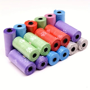 Bolsas de Basura Ecológicas de Lujo y Sencillas, Bolsas para Excrementos de Perros y Gatos con Diseño de Dibujos Animados - Product Image 1