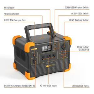 Tất Cả Trong Một Kit Năng Lượng Xách Tay 300W Mini Năng Lượng Mặt Trời Powered Máy Phát Điện Năng Lượng 231wh(22.2V 10.4ah) Công Suất Cao Để Chạy Tủ Lạnh