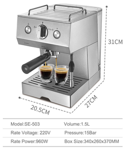 เครื่องทำกาแฟเอสเพรสโซ่อัตโนมัติระดับมืออาชีพจากอิตาลี เครื่องชงกาแฟเมล็ดกาแฟอัตโนมัติ เครื่องชงกาแฟเอสเพรสโซ่ - Product Image 3