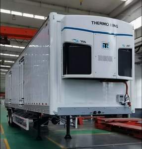 Semi-remorque frigorifique pour camion de chaîne du froid, haute qualité, 3 essieux, 13,6 m, acier, -20°C, capacité maximale de 60 tonnes - Product Image 4