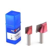 TideWay Fraise de gravure pour surfaces planes 6mm 8mm en carbure monobloc pour routeur CNC, outils de travail du bois, fraise à bois, ODM/OEM